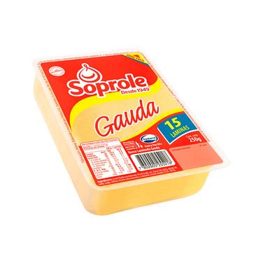 Super El Trebol Queso Soprole Gauda Lam Gr