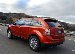 Burnt orange ford edge