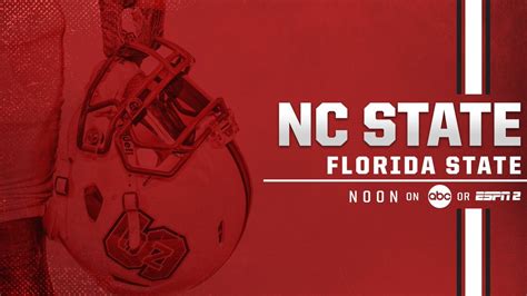 NC State Vs FSU Set For Noon On ABC Or ESPN2