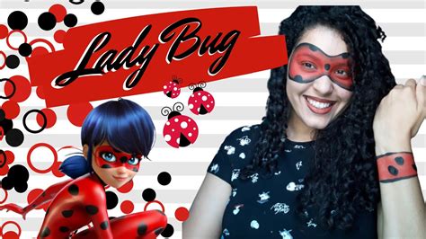 Pintura Facial Da Lady Bug Passo A Passo Lady Bug Face Paint Youtube