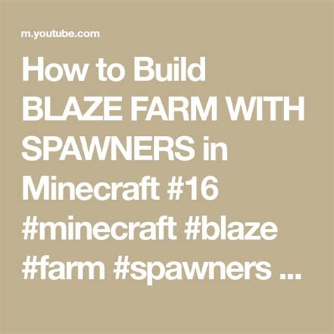 How to Build BLAZE FARM WITH SPAWNERS in Minecraft #16 #minecraft #blaze #farm #spawners #exp # ...