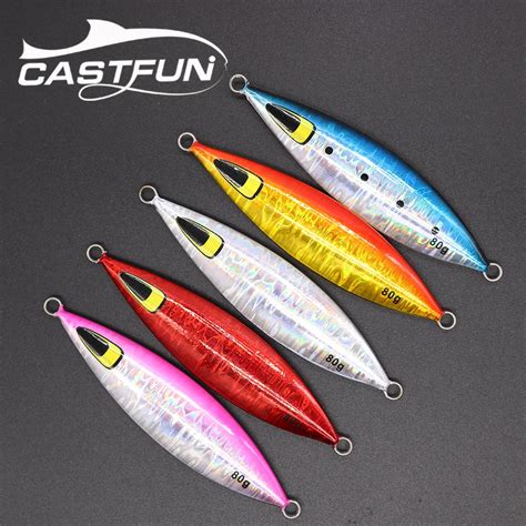 CASTFUN 100g 150g Fishing Lure Wobblers Spoon Slow Bait Saltwater