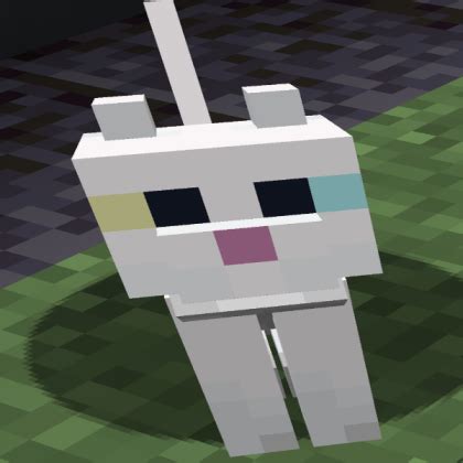 Minecraft white cat