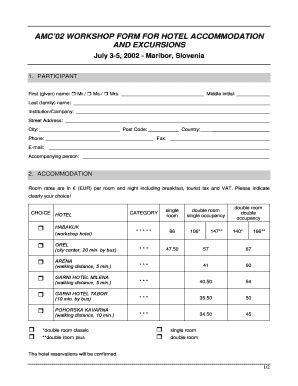 Fillable Online Accommodation Form In Pdf Format Fax Email Print