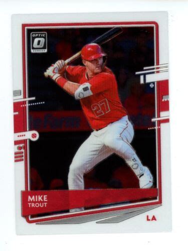 2020 Donruss Optic Mike Trout 142 Los Angeles Angels EBay