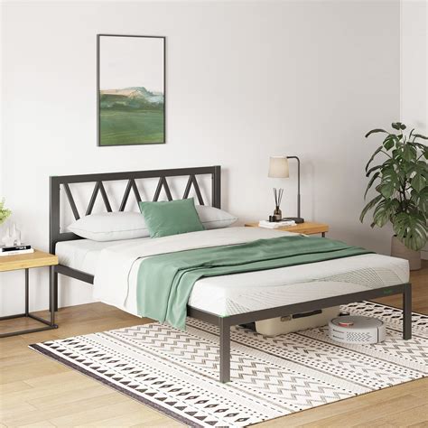 Sturdy Metal Bed Frame Space Saving And Durable