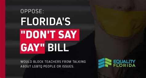 Floridas “dont Say Gay” Bill Demonizes The Lgbtq Community Equality