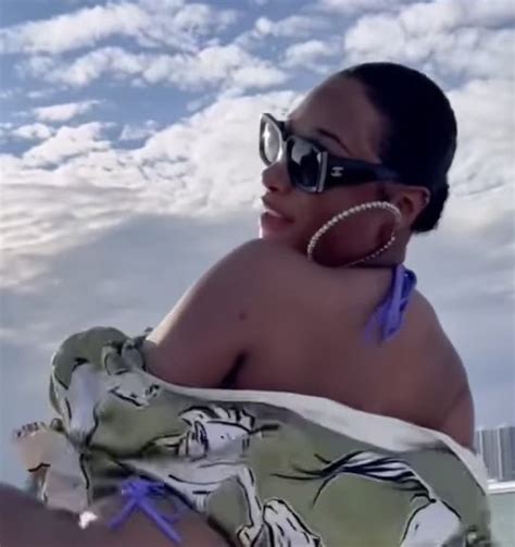 Watch Megan Thee Stallion Twerk In A Skimpy Purple Thong Bikini On