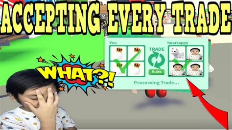 Accepting Every Trade Giving Royal Eggs Adopt Me Roblox Youtube