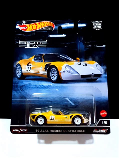 Hot Wheels Car Culture Exotic Envy Alfa Romeo Stradale Hobbies Toys Toys Games On