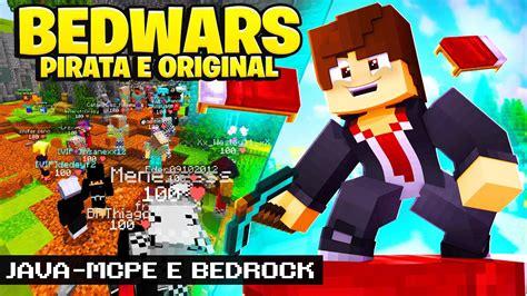 MELHOR Servidor De BEDWARS Para MINECRAFT Pirata E Original Java