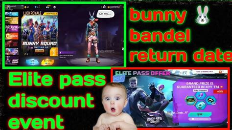 Elite Pass Discount Event Confirm Date Bunny Bundle And Bunny Mp