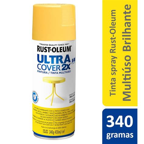 Spray Amarelo Sol Rust Oleum Deposito Santo Antonio