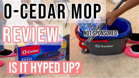 O Cedar Rinse Clean Spin Mop Honest Review Youtube