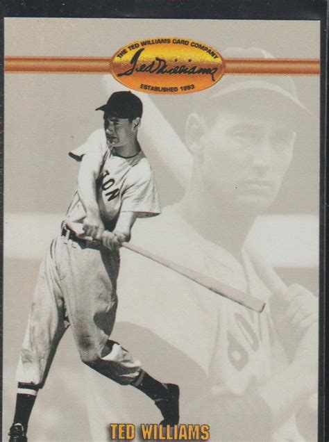 Ted Williams Baseball Card Blog Knak Jp