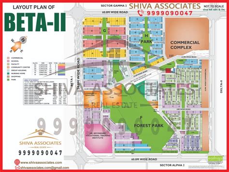 Beta 2 Greater Noida HD Map Layout Plan Of Beta 2 Shiva Associates