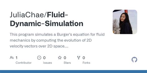 GitHub - JuliaChae/Fluid-Dynamic-Simulation: This program simulates a Burger's equation for ...