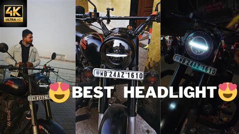 Minus Headlight ️ For Classic 350 And Standard 350 🔥 90 Watt All Royal Enfield 💯 Youtube