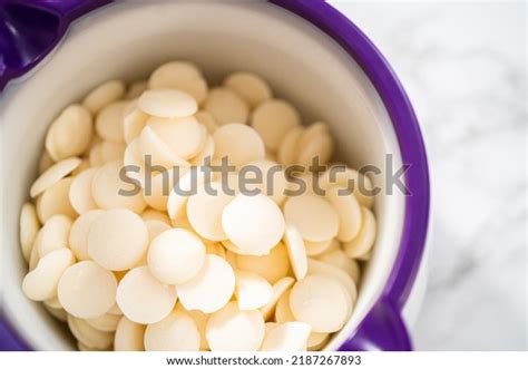 Melting White Chocolate Chips Candy Melting Stock Photo 2187267893 | Shutterstock