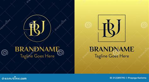 Letters Bu In Circle And Square Logo Set For Business With Bu Or Ub