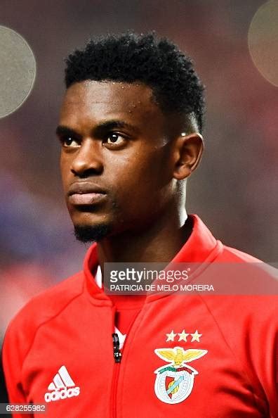 Benficas Defender Nelson Semedo Poses Before The Uefa Champions