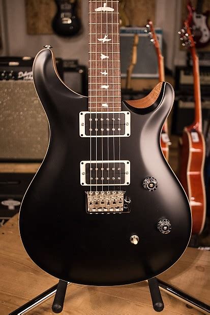 Prs Paul Reed Smith Ce24 Custom Color Matte Black Top And Reverb