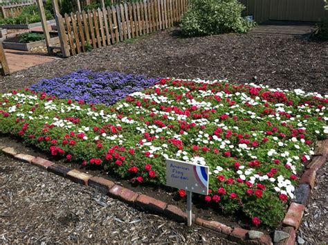 American Flag Flower Garden — Master Gardener Association Of Tippecanoe