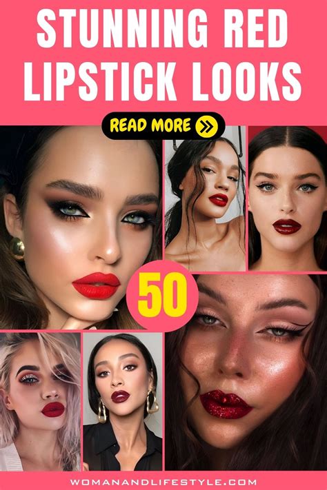 50 Stunning Red Lipstick Looks Perfect To Slay This Valentine Woman