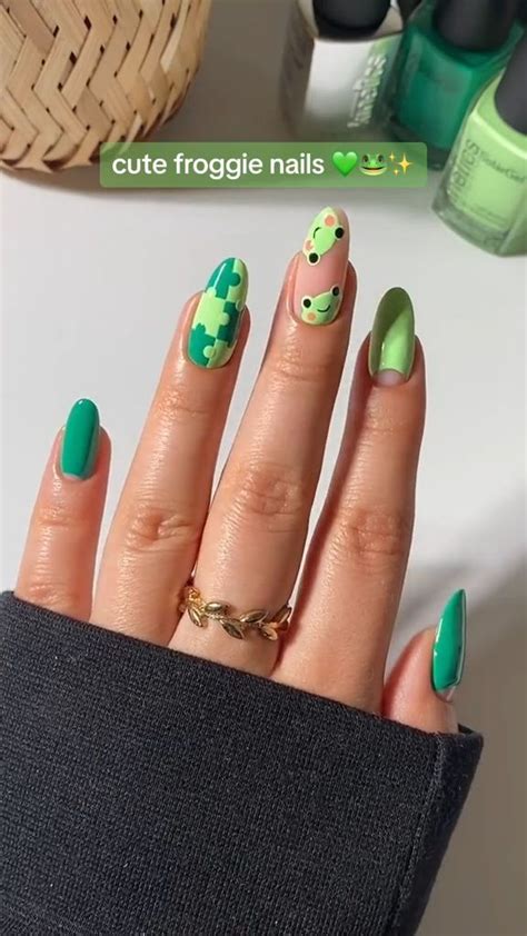 Video Cut Froggie Summer Nails Design Di Manikur Ide Seni