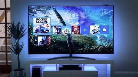 Next Generation Console Gaming TV Setup Xbox Series X LG 75