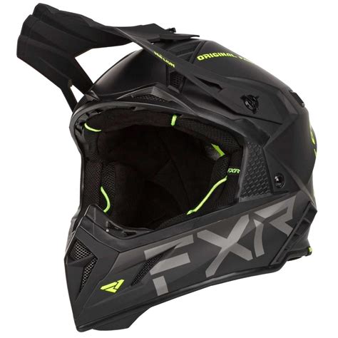 Fxr Motocross Helm Helium Ride Co Hi Vis Maciag Offroad