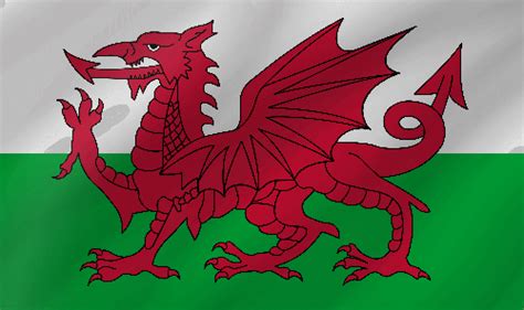 Welsh flag clipart - Country flags