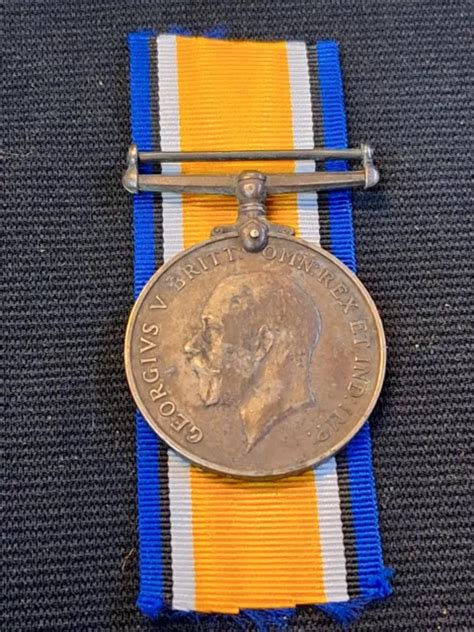 Ww British War Medal Pte A Simpson Manchester Regiment Eur