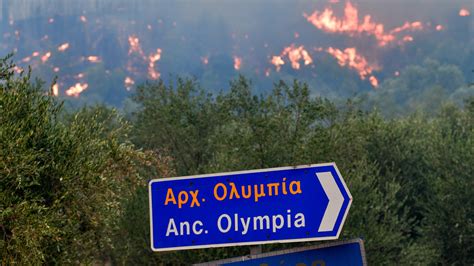 Greek Villages Evacuated as Wildfires Threaten Ancient Sites - The New ...