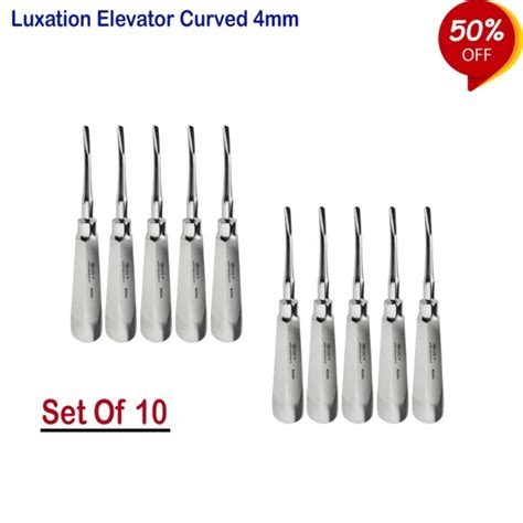 SURGICAL INSTRUMENTS TOOTH Luxating Root Luxation Elevators Set Of 10