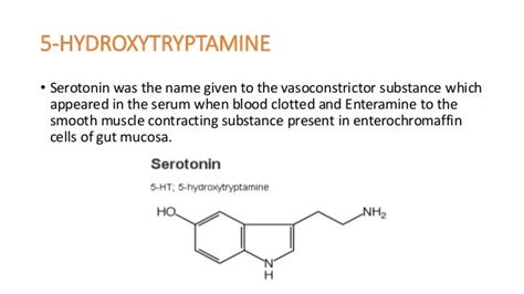 5 Hydroxytyptamine Serotonin