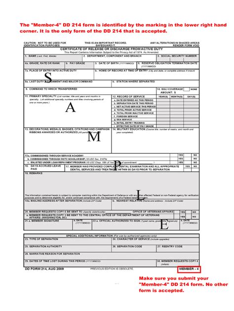 Printable Dd 214 Form Pdf Complete With Ease Airslate Signnow