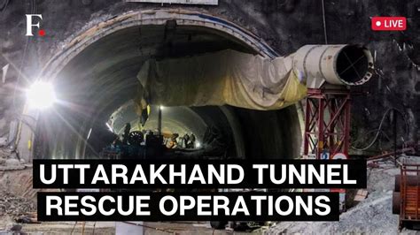 Live Uttarakhand Tunnel Collapse Rescue Operations Underway Youtube