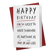 Amazon Karto Funny Birthday Card For Men Women Large X