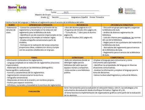 Materialeseducativos Planeacion Para Er Grado De Primaria Del Mes De