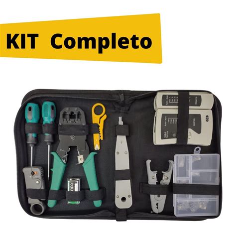 Kit Ferramentas 10 X 1 Para Manutenção De Rede Ti Jl tk01 Shopee Brasil