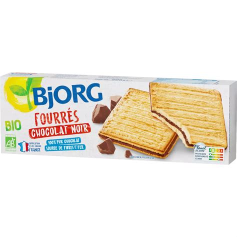 Biscuits Bio Fourr S Au Chocolat Noir Bjorg Marmitest