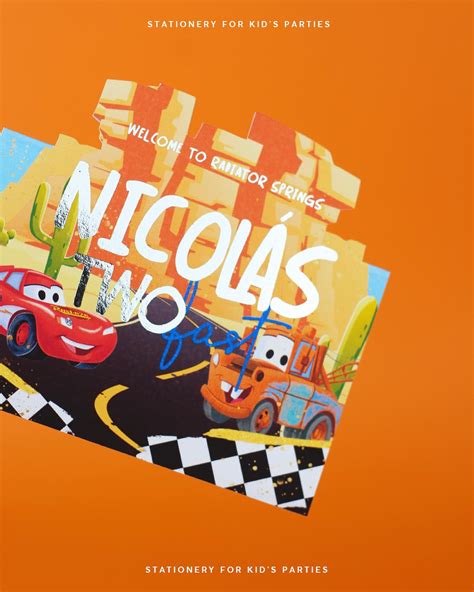 WELCOME TO RADIATOR SPRINGS! 🏜⚡️💛—— Te... - Nonmun Stationery 