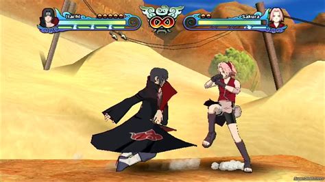 Naruto Shippuden Clash Of Ninja Revolution 3 Itachi Vs Sakura Youtube