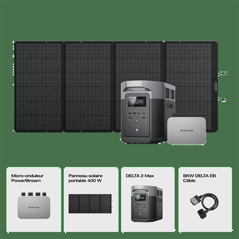 Ecoflow Delta 2 Générateur Solaire Pv220w Acheter Chez Azaneo