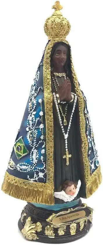 Imagem De Nossa Senhora Aparecida Ter O Resina Cm B Blia