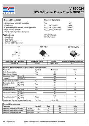 Vis Mosfet Datasheet Pdf Equivalent Cross Reference Search