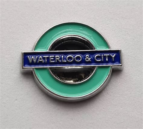 Waterloo City London Underground Tube Enamel Lapel Pin Badge