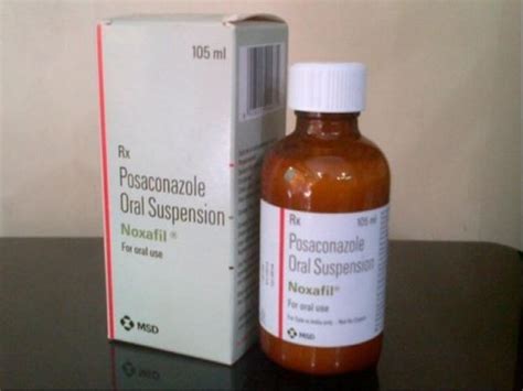 Posaconazole 40mg Noxafil Oral Suspension 105ml Treatment Severe