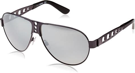 Diesel Mens Dl0092 Metal Aviator Black Sunglasses 63 At Amazon Mens Clothing Store